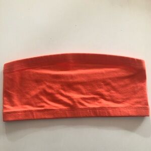 Orange Cotton Spandex Bandeau